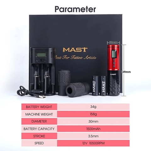 Mast Lancer 4.2 mm Stroke Wireless Kırmızı